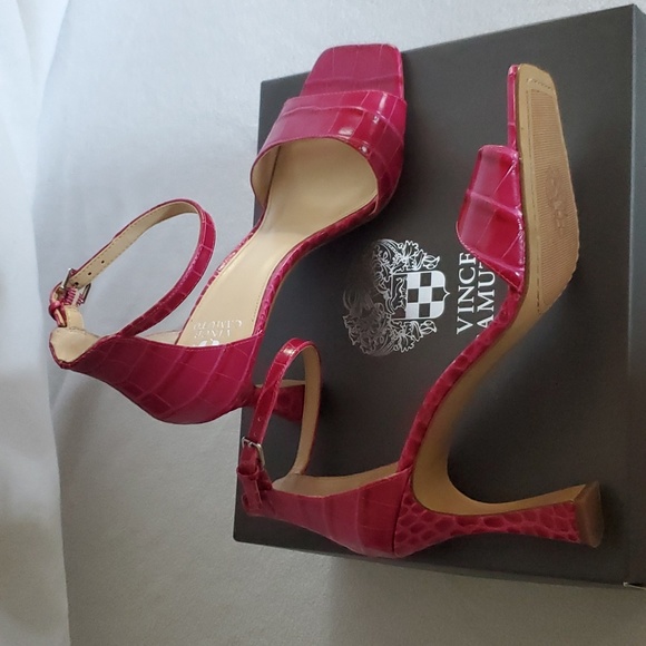 Vince Camuto Sandle 4" heel Pink Size 11 - Picture 4 of 8